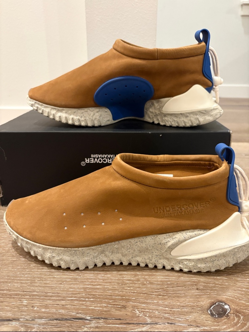 NIB [Nike] Moc Flow SP x Undercover Slip-In Comfort Shoes Suede Mens 12 / W 13.5 - Picture 4 of 14